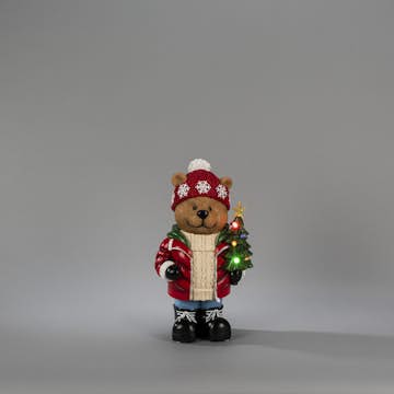 Juldekoration Gnosjö Konstsmide Teddybjörn LED Utomhus