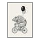 Poster Gallerix Bear On Bicycle