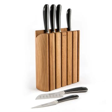 Knivblock Robert Welch Signature Book Oak Set 7 Delar