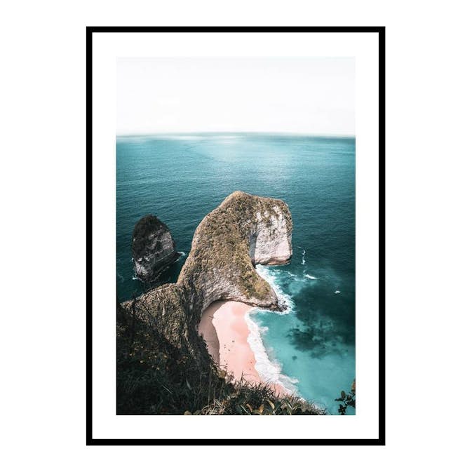 Poster Gallerix Rocks On Sea Shore