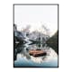 Poster Gallerix Rowing Boats In Lake Braies