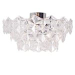 Plafond By Rydéns Monarque Ø50 cm Krom/Klar