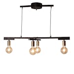Taklampa By Rydéns Zeona 4-lite Svart Matt