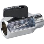 Kulventil Broen Ballofix 503 Rak med Vred