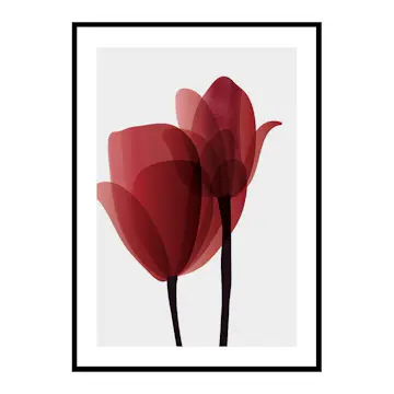 Poster Gallerix Red Tulips No1