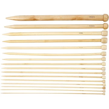 Stickor Creativ Company Nr. 2,5-20 L: 35 cm 16 par/1 Förp