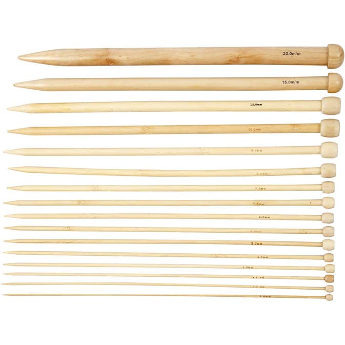 Stickor Creativ Company Nr. 2,5-20 L: 35 cm 16 par/1 Förp