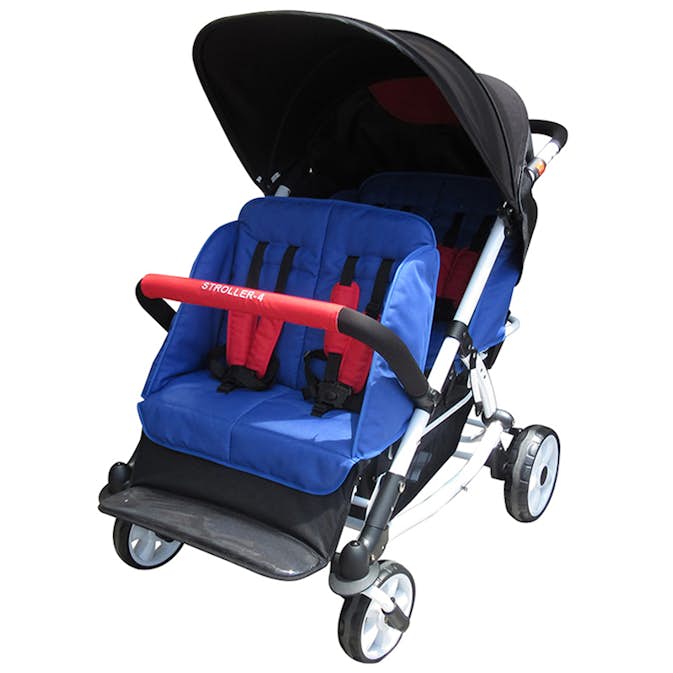 Barnvagn ABA Skol stroller-4 För 4 Barn