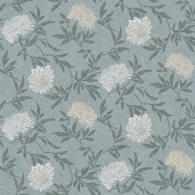 Tapet Duro Dahlia, Blå