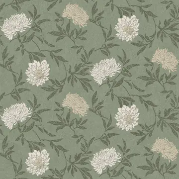 Tapet Duro Dahlia, Grön