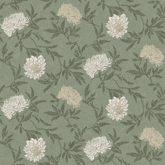 Tapet Duro Dahlia, Grön