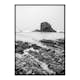 Poster Gallerix Sea Cliffs BW