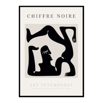 Poster Gallerix Chiffre Noire No1