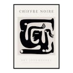 Poster Gallerix Chiffre Noire No2