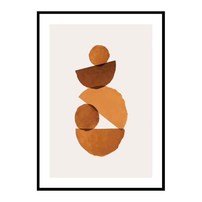 Poster Gallerix Abstract Maroon No2