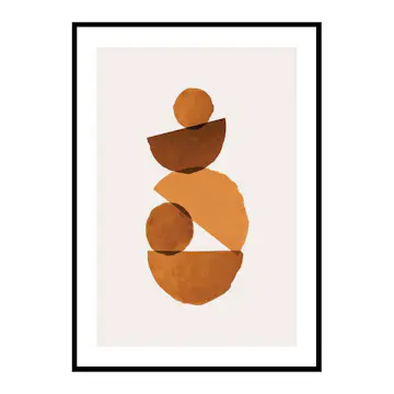 Poster Gallerix Abstract Maroon No2