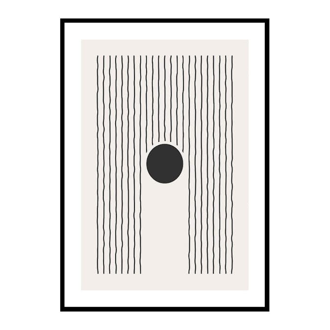 Poster Gallerix Flow Shapes No1