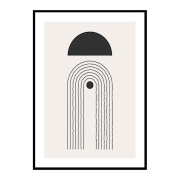 Poster Gallerix Flow Shapes No2