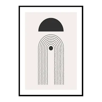 Poster Gallerix Flow Shapes No2