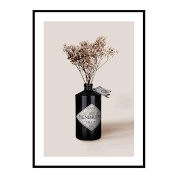 Poster Gallerix Dried Flowers Gin Bottle