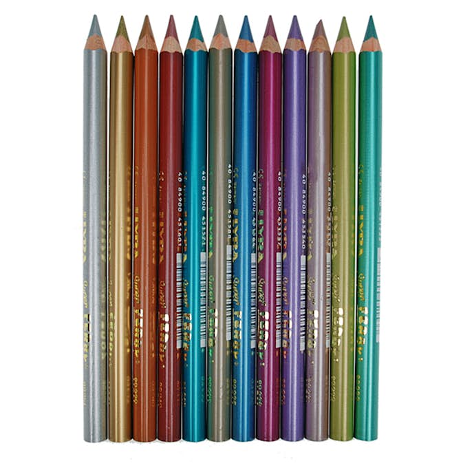 Färgpennor Lyra Super Ferby Metallic 12 Färger