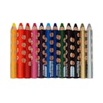 Färgpennor ABA Skol Groove Triple 1 12 Färger