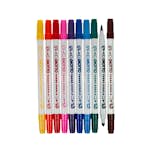 Tuschpennor Giotto Med Dubbla Spetsar 10 Färger