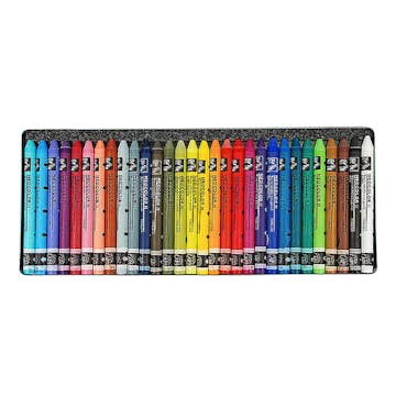 Vaxkrita ABA Skol Caran D'Ache Neoclor II 30 Färger.