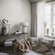 Tapet Boråstapeter Linen Birch White 4302 EasyUp, Enfärgad Vit