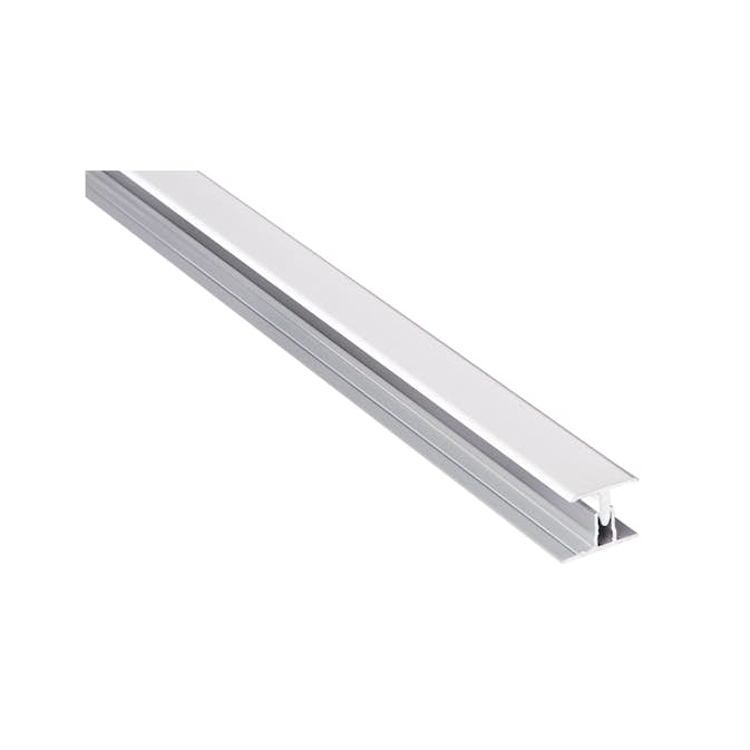 Foglist Fibo Aluminium 2-del skarv 2400 mm, Vit