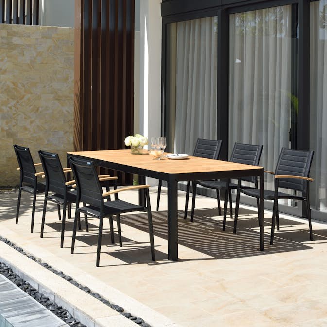 Matgrupp LifestyleGarden Portals 210 cm med 6 Lite Stolar