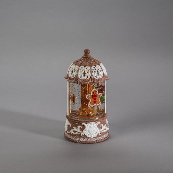 Snöglob Gnosjö Konstsmide Vattenfylld lykta Karusell LED