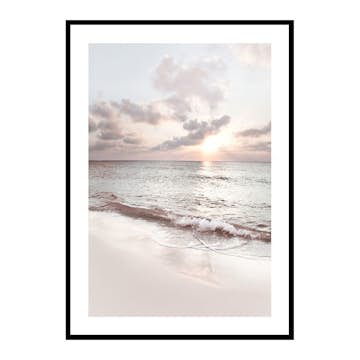 Poster Gallerix Waves At Seven Mile Beach