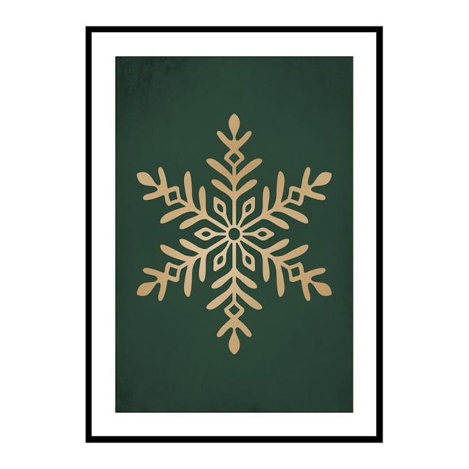 Poster Gallerix Christmas Snowflake