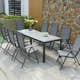 Matgrupp LifestyleGarden Solana med 8 Positionsstolar