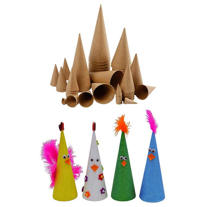 Pappkoner ABA Skol 50 st