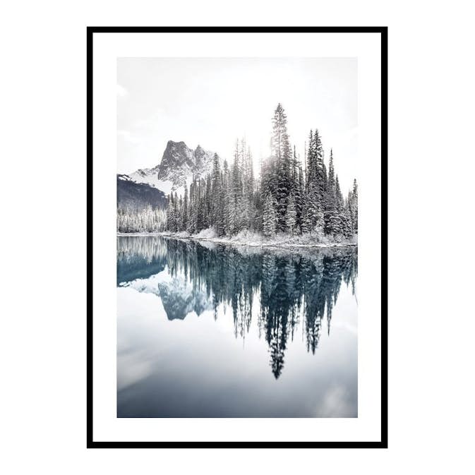 Poster Gallerix Reflections In Emerald Lake