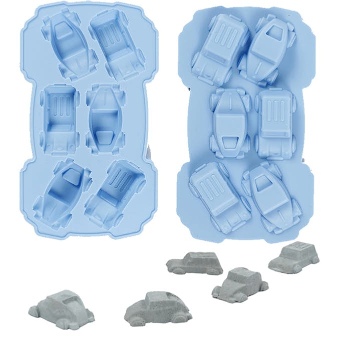 Silikonform ABA Skol Bilar 6 Olika