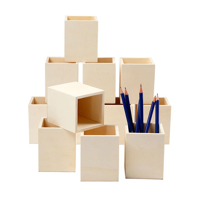 Pennställ ABA Skol Ljus Plywood 75x75x95 cm