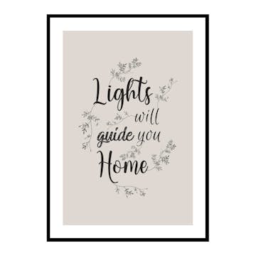 Poster Gallerix Lights Will Guide You Home