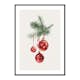 Poster Gallerix Watercolor Christmas Balls