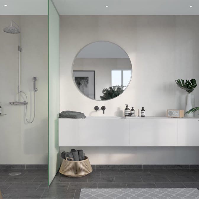 Våtrumsskiva Fibo 0145 S Soft Cement