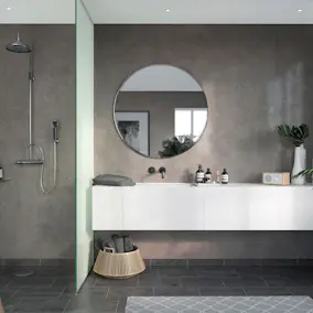 Våtrumsskiva Fibo 5746 S Grey Sand