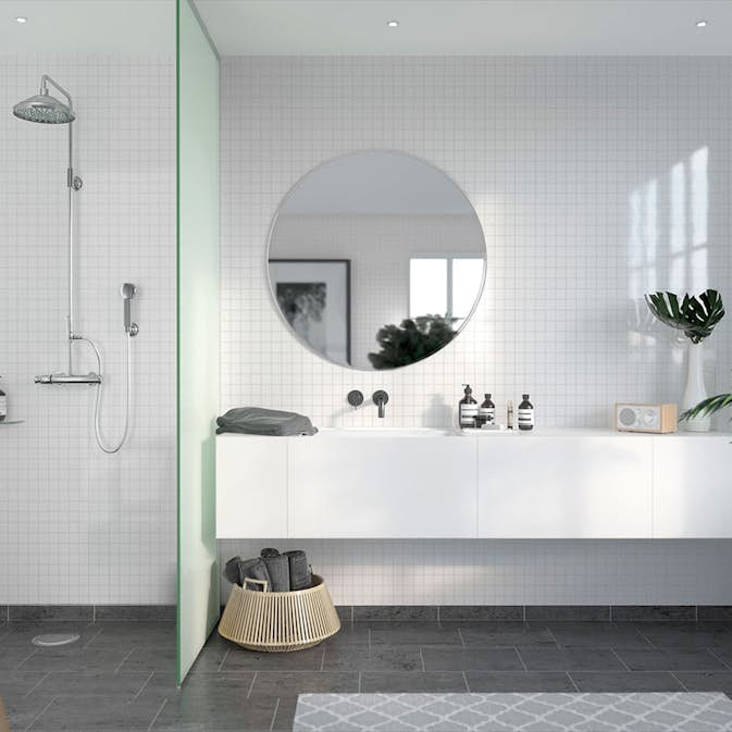 Våtrumsskiva Fibo Athen White 5091-M0303 HG