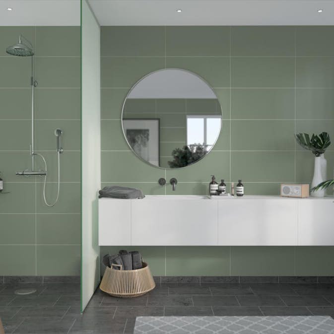 Våtrumsskiva Fibo Olivegreen 5206-M6030 EM