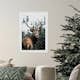 Poster Gallerix Winter Landscape Deer