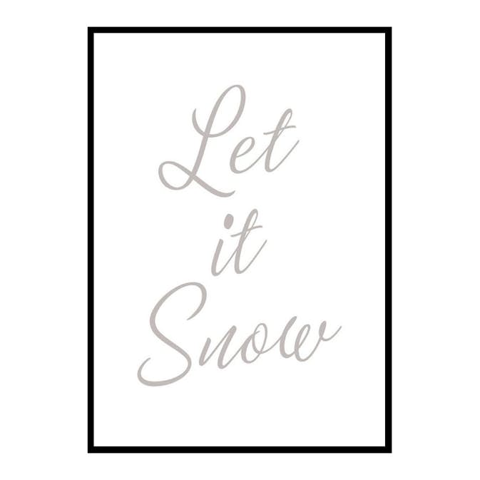Poster Gallerix Let It Snow