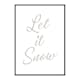 Poster Gallerix Let It Snow