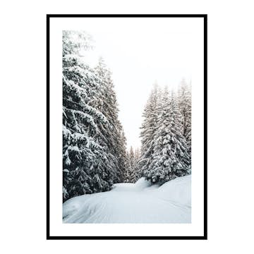 Poster Gallerix Snow Covered Road