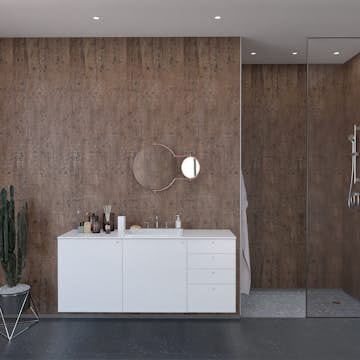 Våtrumsskiva Fibo Rough Wood 7969-L00 SC